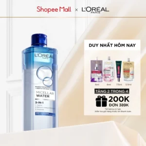 Nước tẩy trang L'Oreal Paris Micellar Water 400ml